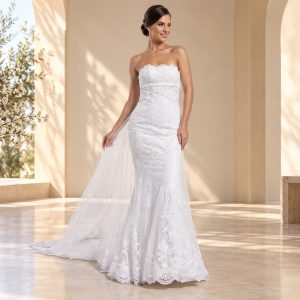 Vestido de Noiva Tomara Que Caia Todo em Renda