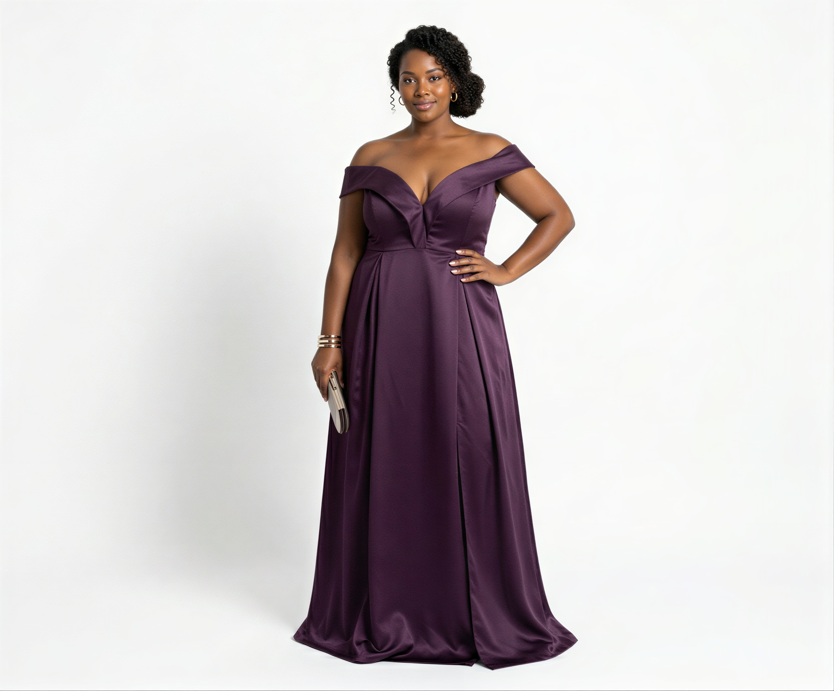 Vestido Uva Ombro a Ombro em Alfaiataria