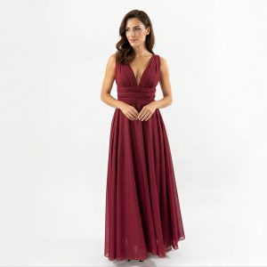 Vestido Alfaiaria Com Cintura Trabalhada e Alça Bordada